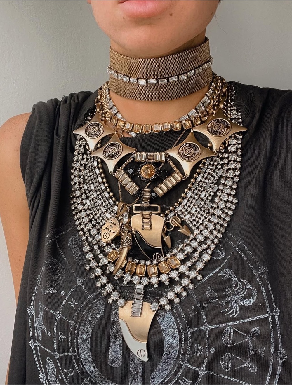 RARE Archived Dylanlex Teddy Statement Necklace